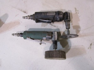 lot 216 image: (2) Right Angle Die Grinders