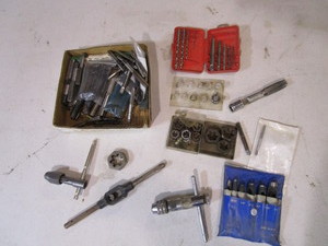 lot 241 image: Taps, Dies, Easy Outs, Hole Punch Set