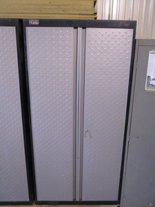 lot 13 image: Gladiator Steel Shop Cabinet 18x36x72