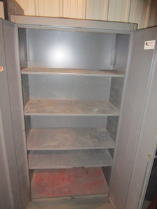 lot 14 image: Steel Shop Cabinet 18x36x72
