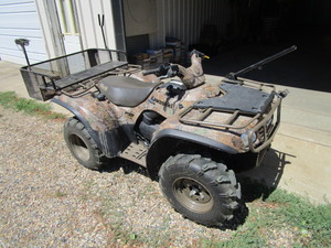 lot 8 image: 2002 Kawasaki Prairie 650 ATV Camo
