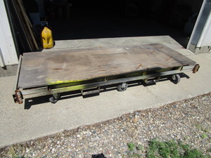 lot 24 image: Shop Cart wFork Pockets 38x102