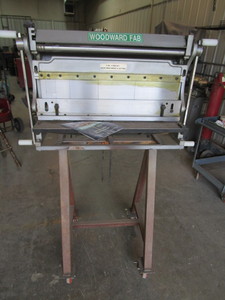 lot 29 image: Woodward Fab 30 3 in 1 Shear, Press Brake, Roller