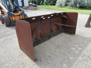 lot 47 image: Skid Steer Expandable Snow Pusher (8 closed 12 open)
