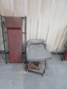 lot 54 image: Snap On Creeper & Shop Stool