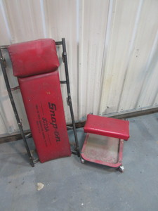lot 55 image: Snap On Creeper & Shop Stool