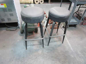 lot 283 image: (2) Shop Stools