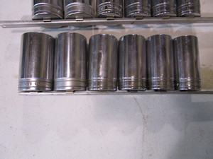 lot 105 image: Snap On Large 12 Sockets 1 316 - 1 12