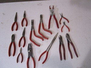 lot 120 image: Snap On Pliers & Side Cutters