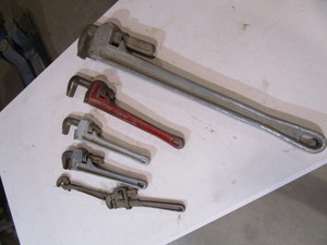 lot 209 image: Pipe Wrenches