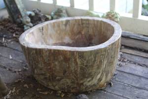 lot 216 image: Stone Flower Pot