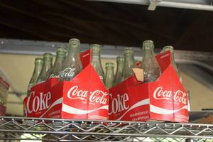 lot 62 image: Lot of (2) Vintage Coca-Cola Pop Bottle 8-pack