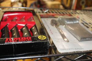 lot 94 image: Backyard Grill Knife Set, Spoon Set