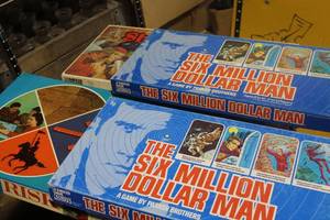 lot 115 image: Lot of (4) Board Games - The Six Million Dollar Man, Risk, Shadowlord