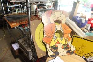 lot 136 image: Lot of (2) Cardboard Targets