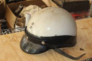 lot 169 image: Vintage Motorcycle Helmet