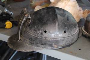 lot 235 image: Leather Safety Helmet