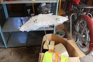 lot 246 image: Vintage 23 Shade Umbrella