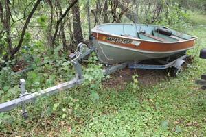 lot 1 image: Rhino-Tuff Fishing Boat  Karavan Single Axle Boat Trailer