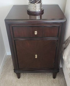 Pair of Matching Nightstands by Stanley