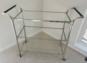 Bar Cart on Casters