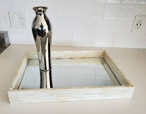 Decorative Tray and Vase