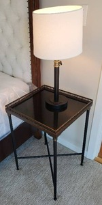 End Table with Lamp