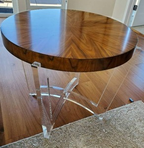 Round End Table by Hudson