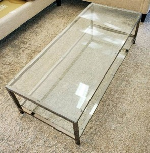 Metal and Glass Coffee Table