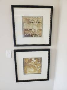 Two Framed Pieces of Artwork by John Richard