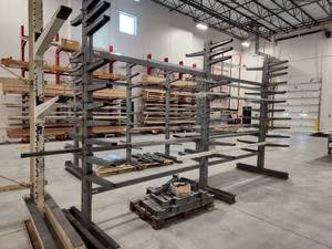 Industrial Double-Sided Cantilever Racking