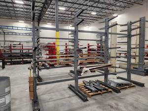 Industrial Double-Sided Cantilever Racking