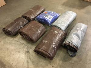 Lot of Tarps Customer Returns See Terms on Auction