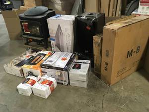 Lot of Mixed Heaters and Home Goods Various models and conditions  Customer Returns See Terms on Auction