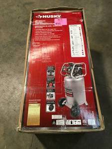 Husky 20 Gal. Vertical Electric-Powered Silent Air Compressor Customer Returns See Terms on Auction