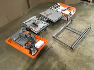 Lot of Asssorted Tile Saw Cutters by Ridgid Customer Returns See Terms on Auction