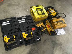 Lot of Dewalt Power Tools various models and conditions  Customer Returns See Terms on Auction