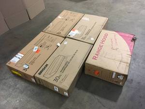 Lot of Mixeed Assorted Kitchen Range Hoods Customer Returns See Terms on Auction