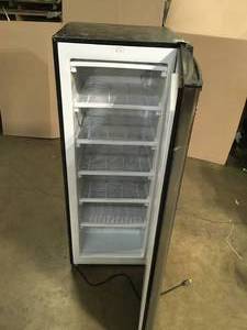 Frigidaire 6.5 cu. ft. Upright Freezer in VCM Stainless Steel Look, Open Box, Review all pictures
