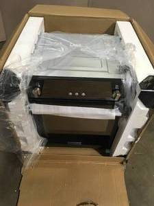 Magic Chef 24 in. 2.2 cu. ft. Single Electric Wall Oven with Convection in Stainless Steel, Open Box - Review all pictures