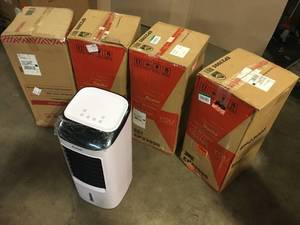 Gymax 3-in-1 10,000 BTU (DOE) Evaporative Air Cooler Fan Portable Air Conditioner, Lot of 5 - Customer Returns - Review all pictures