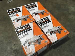 RIDGID 6.5 Amp Corded 7 in. Table Top Wet Tile Saw, Lot of 4 - Customer Return - Review all pictures