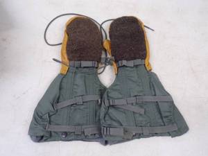 Pair of Wool Lined Leather Mitts