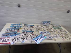 License Plate Lot