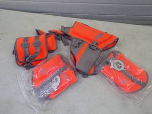 4  Dog Life Vests,  2- XS, 1- S, 1-M