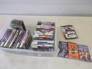 XBOX 360 Games with PSP and Nintendo Game Cube Games