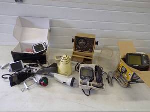 Assorted lot with Fish Finders and GPS units and more