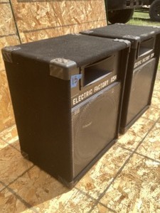 2 Electric Factory 115H Speakers
