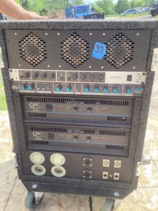 DJ Turntable, Processor and Amplifiers