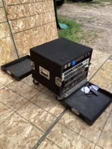 Power Amplifier, Behringer Denoiser and Behringer spectral enhancer